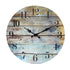Tidal Vibes wooden-wall-clock-number-wall-clock-vintage-rustic-wood-wall-clock