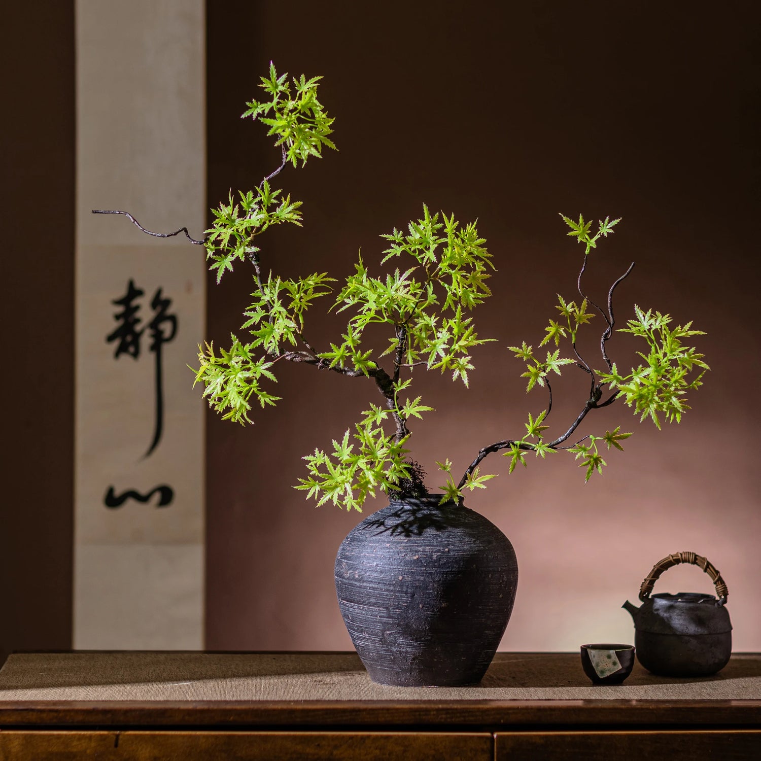 Tidal Vibes artificial-green-plants-to-welcome-guests-pine-maple-leaves-fake-flower