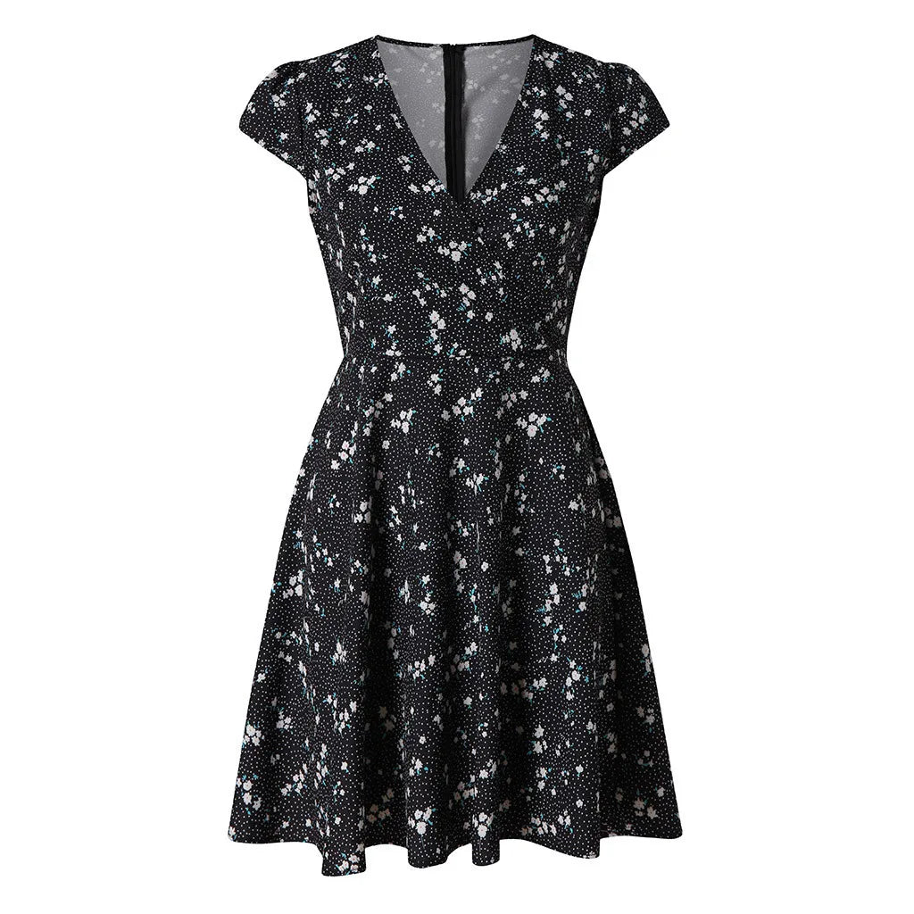 Tidal Vibes mini-short-sleeved-floral-dress