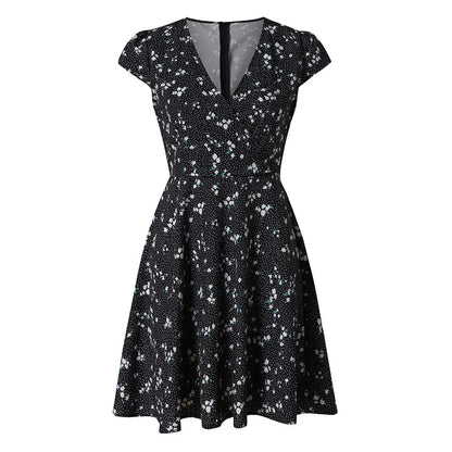 Tidal Vibes mini-short-sleeved-floral-dress