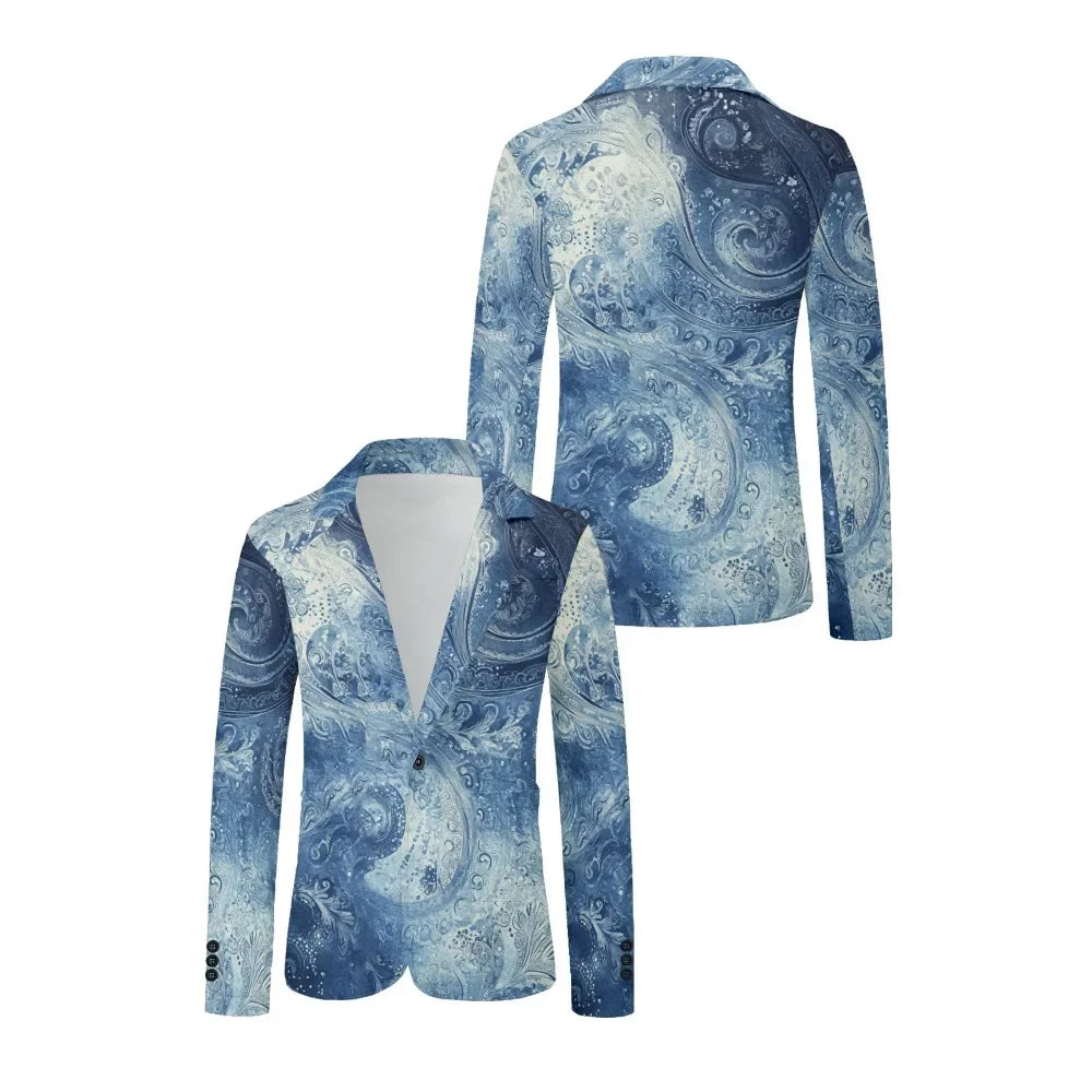 Tidal Vibes colorful-paisley-handsome-suit-classic-floral-one-buttons