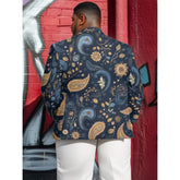 Tidal Vibes colorful-paisley-handsome-suit-classic-floral-one-buttons