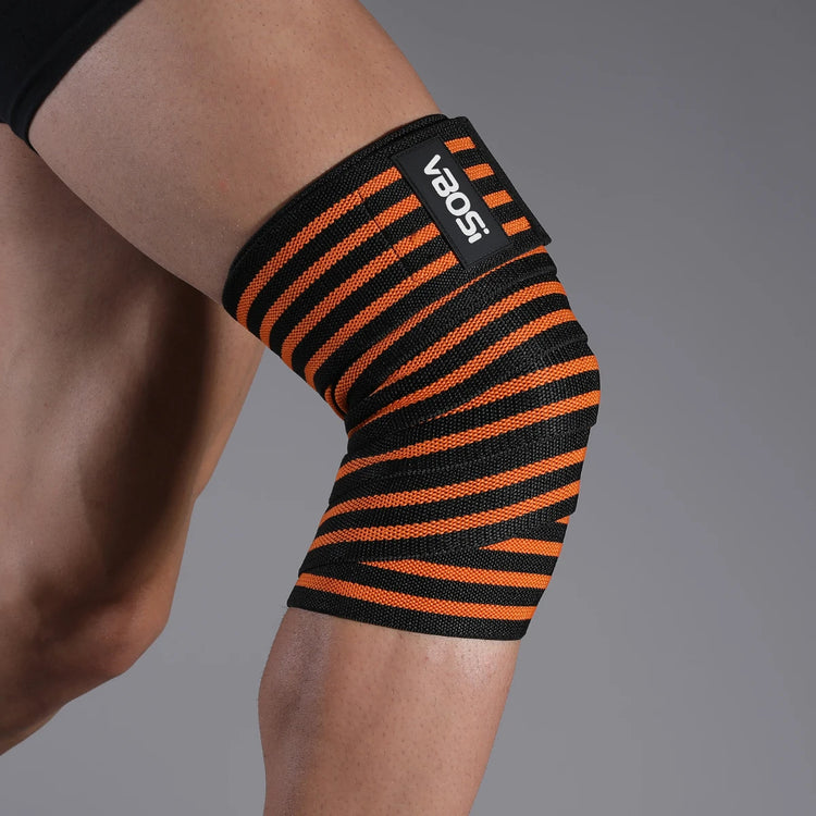 Tidal Vibes 1-pc-adjustable-elastic-knee-wraps-support-for-weightlifting-kettlebell