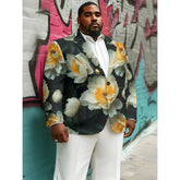 Tidal Vibes colorful-paisley-handsome-suit-classic-floral-one-buttons