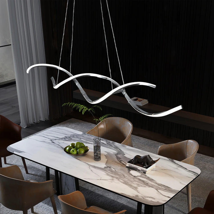 Tidal Vibes pendant-lights-modern-simple-dining-room-lights-for-kitchen-long