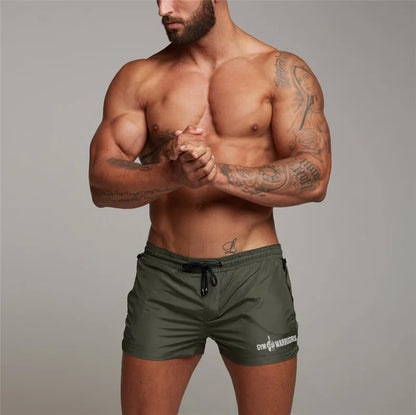 Summer Running Shorts Mens Training Marathon Quick Dry Fitness Gym Bodybuilding Sport Shorts with Pocket Jogger Dryfit Shorts