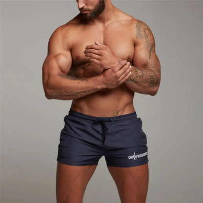 Summer Running Shorts Mens Training Marathon Quick Dry Fitness Gym Bodybuilding Sport Shorts with Pocket Jogger Dryfit Shorts
