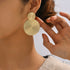 Tidal Vibes Bohemian Geometric Round Earrings Women