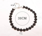 Tidal Vibes Bohemian Rivet Choker Necklace Fashionable