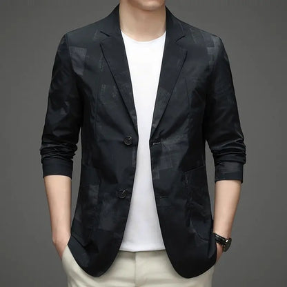Tidal Vibes man-suits-and-blazers-blue-single-breasted-oversize
