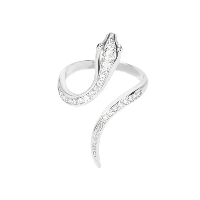 Tidal Vibes Gold Heart Stainless Steel Ring Women