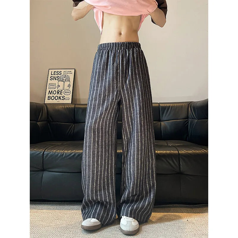 Tidal Vibes high-waisted-straight-leg-wide-trousers-for-men