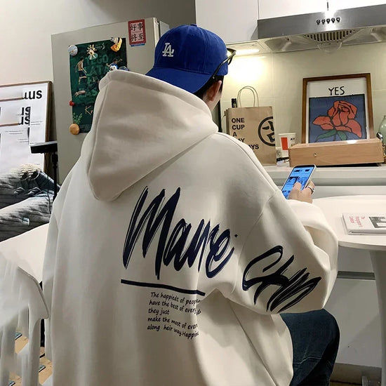 Tidal Vibes mens-oversized-hoodie-white-with-hat-5xl-hoodie