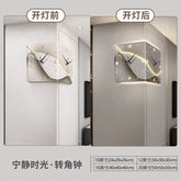 Tidal Vibes modern-wall-clocks-mechanism-silent-living-room-wall-clock