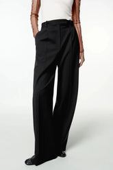 Tidal Vibes high-waist-wide-leg-pants-bla-loose-profional