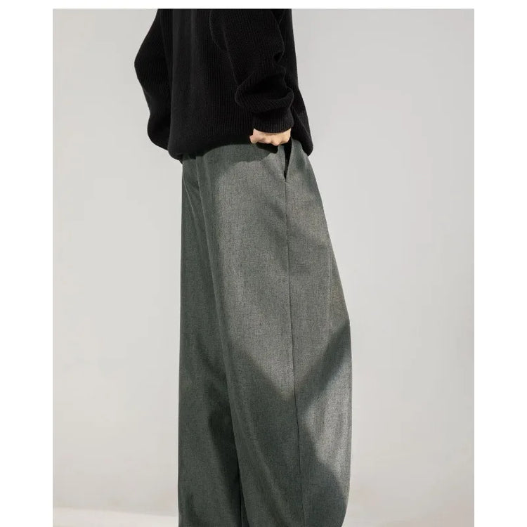 Tidal Vibes mens-wide-leg-trousers-high-waist-pleated-casual-pants