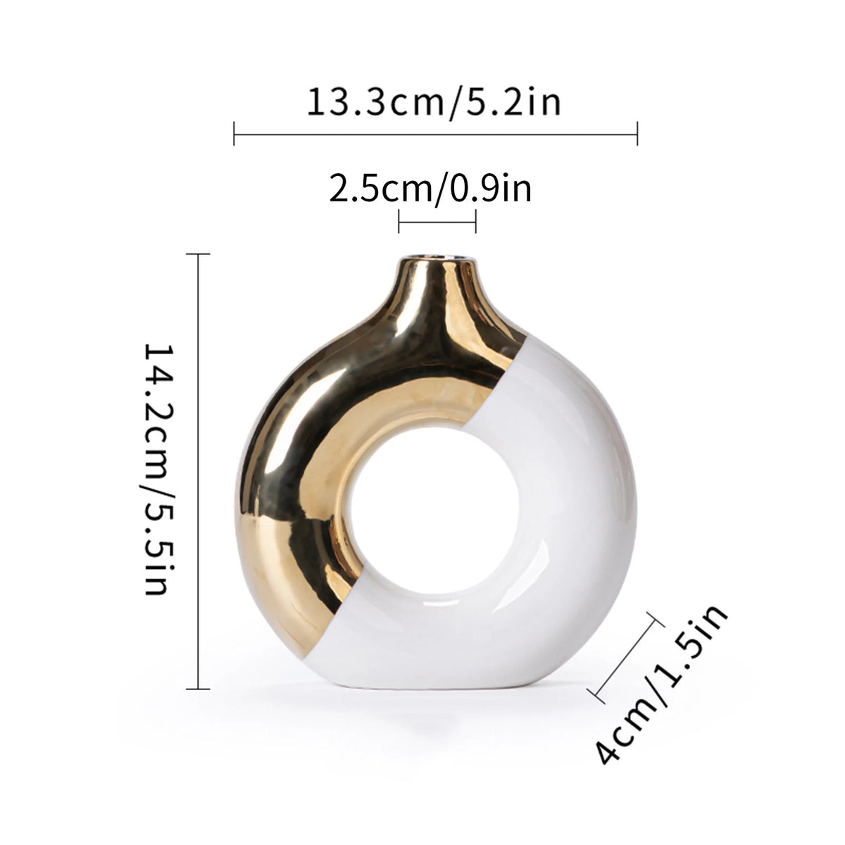 Tidal Vibes Ceramic Flower Vases For Living Room Luxury