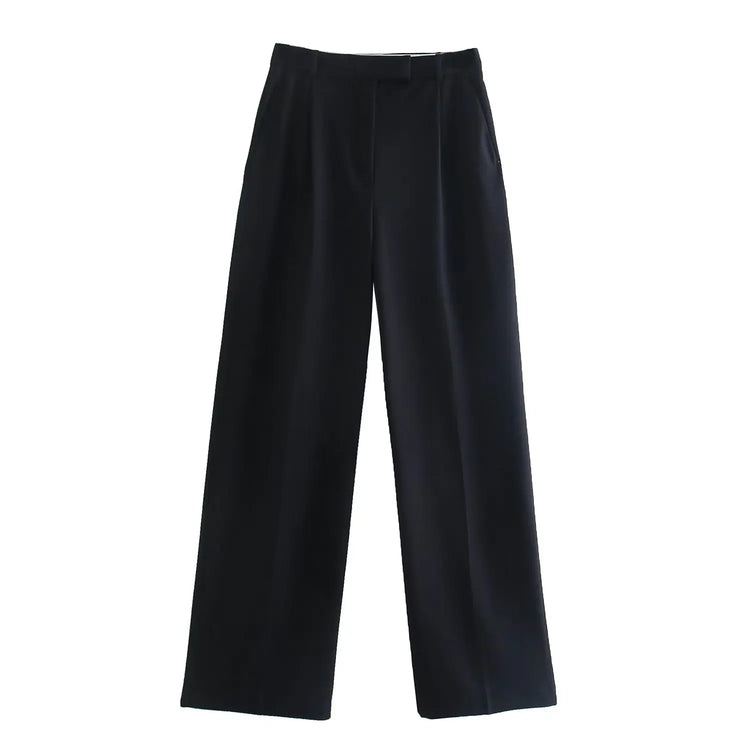 Tidal Vibes high-waist-wide-leg-pants-bla-loose-profional