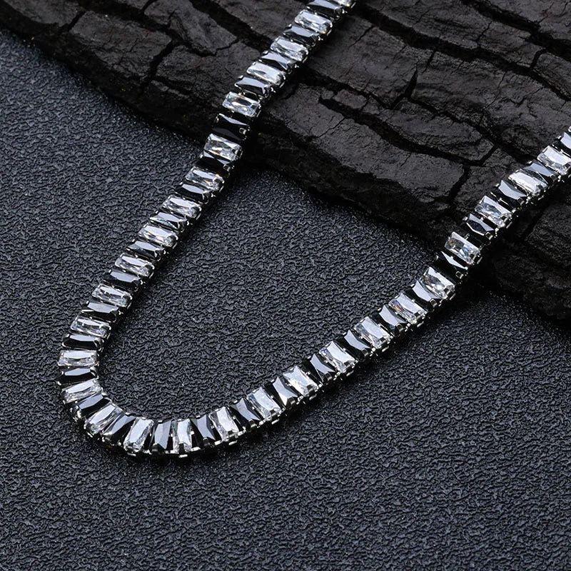 Tidal Vibes Tennis Necklace Set Women Girls Zircon