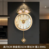 Tidal Vibes nordic-round-wall-clocks-modern-luxury-living-room