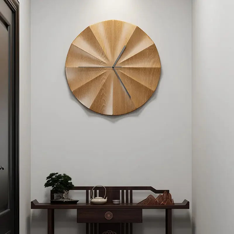Tidal Vibes wood-wall-clocks-modern-simple-chinese-home-sound