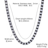 Tidal Vibes Tennis Necklace Set Women Girls Zircon