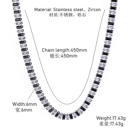 Tidal Vibes Tennis Necklace Set Women Girls Zircon