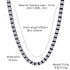 Tidal Vibes Tennis Necklace Set Women Girls Zircon
