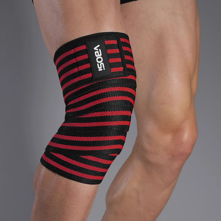 Tidal Vibes 1-pc-adjustable-elastic-knee-wraps-support-for-weightlifting-kettlebell