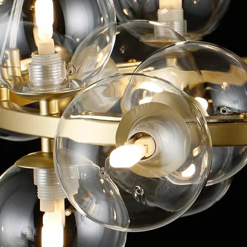 Tidal Vibes Modern Glass LED Pendant Light Indoor