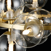 Tidal Vibes Modern Glass LED Pendant Light Indoor