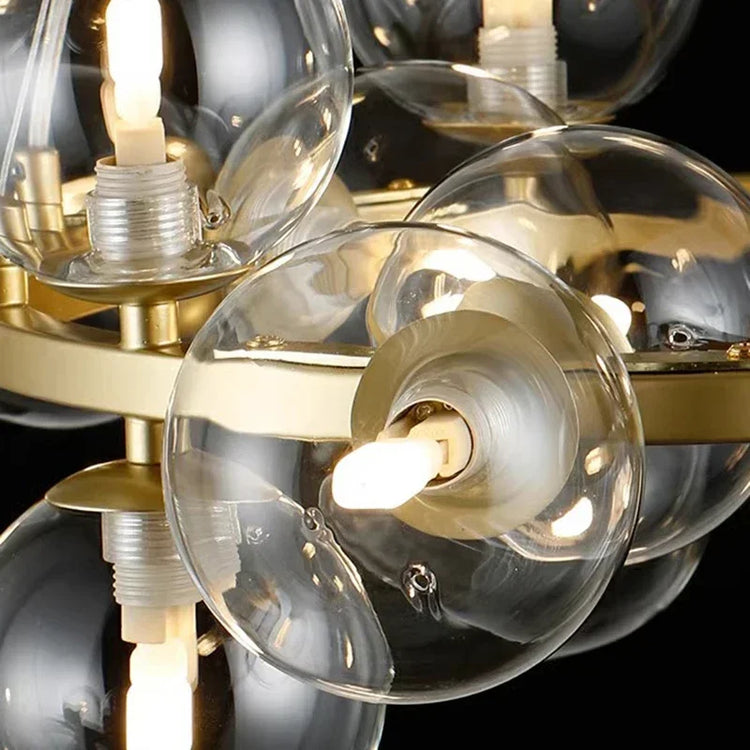 Tidal Vibes Modern Glass LED Pendant Light Indoor