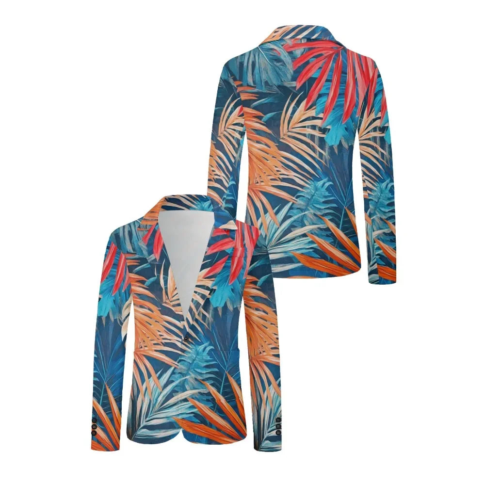 Tidal Vibes colorful-paisley-handsome-suit-classic-floral-one-buttons