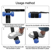 Tidal Vibes-adjustable-ankle-weight-straps-dumbbell-compatible-fitness-bands