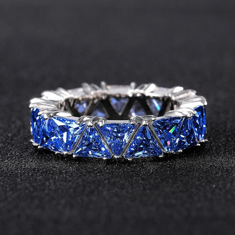 Tidal Vibes geometric-ring-simple-band-versatile-minimalist-hand-fashi