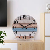 Tidal Vibes wooden-wall-clock-number-wall-clock-vintage-rustic-wood-wall-clock