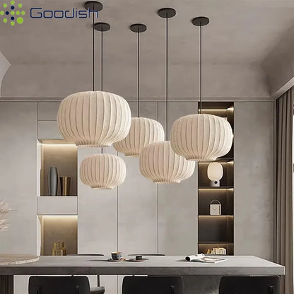 Tidal Vibes modern-nordic-simplicity-creative-pendant-lights-indoor-white-pumpkin