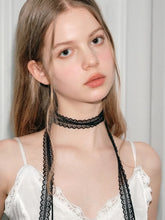 Tidal Vibes 2-pcs-retro-lace-ribbon-bow-neckband-women-fashio