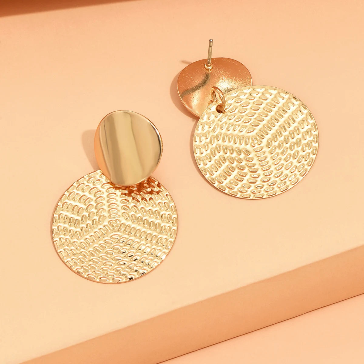 Tidal Vibes Bohemian Geometric Round Earrings Women