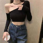 Tidal Vibes crop-top-t-shirts-korean-fashion-beautiful-lovely-pretty