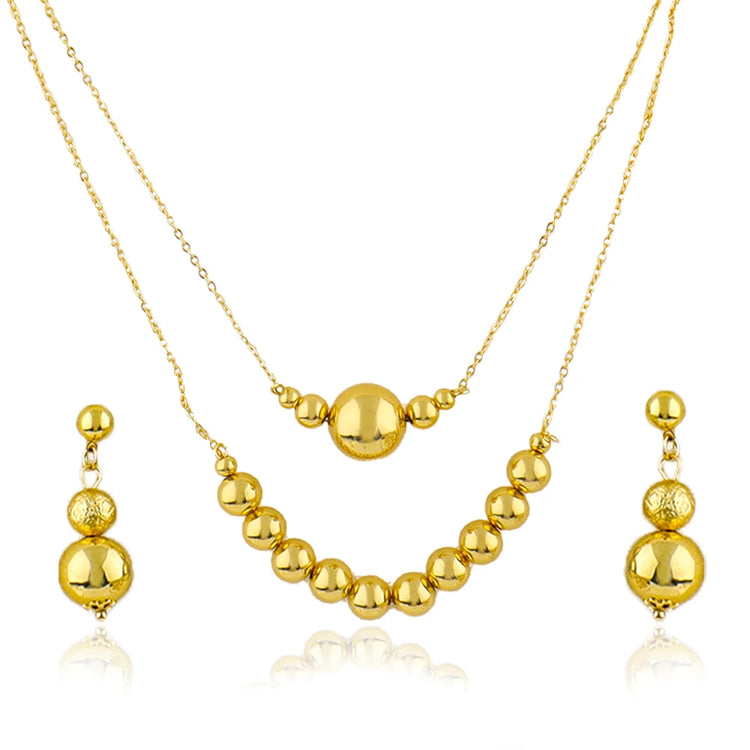 Tidal Vibes charm-necklace-earring-set-for-women-delicate-jewelry