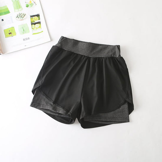 Tidal Vibes quick-drying-high-waist-sports-shorts-for-active-wear