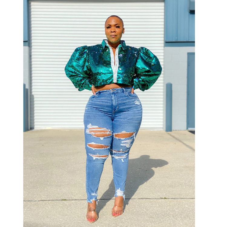 Tidal Vibes large-denim-trousers-for-women