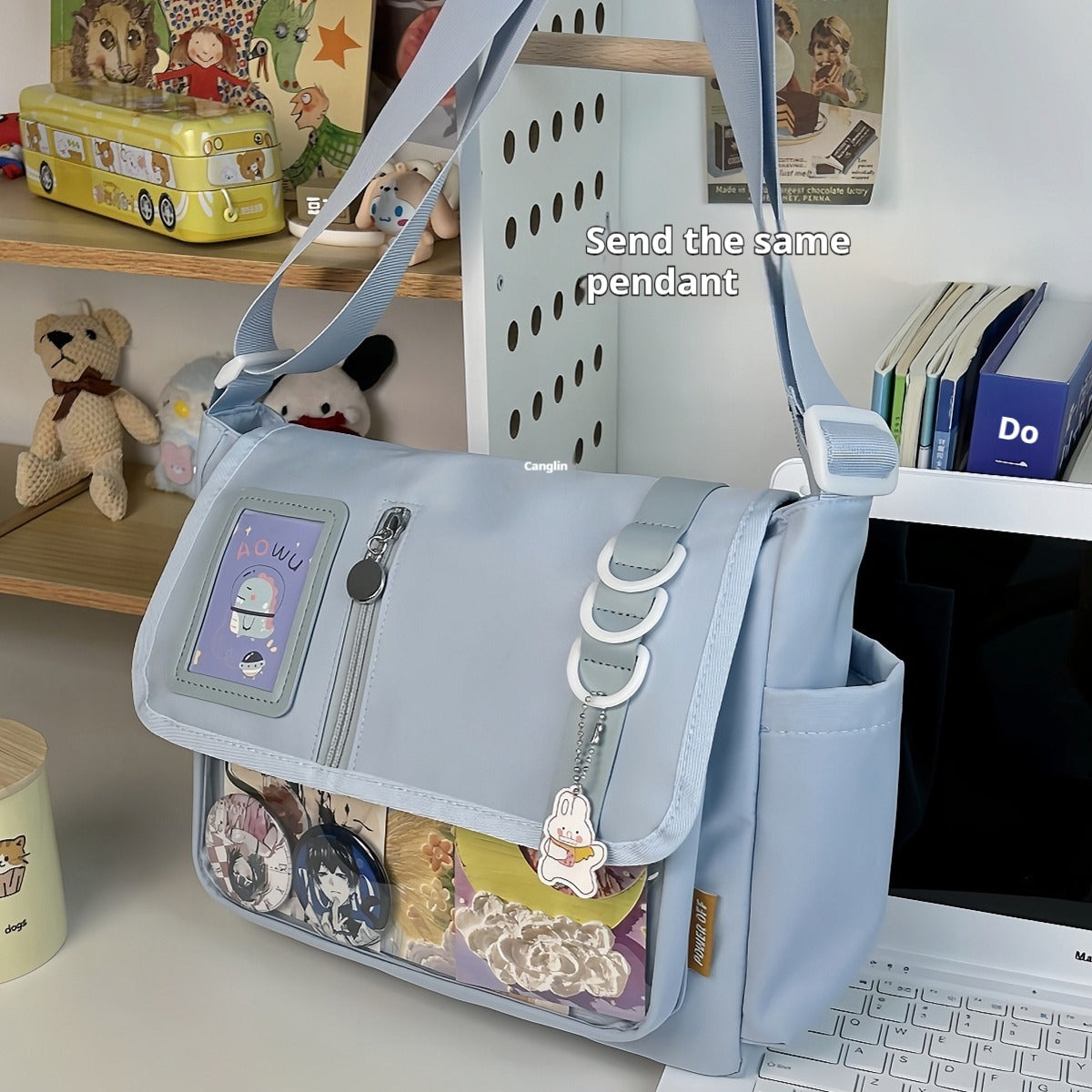 Tidal Vibes canvas-waterproof-lightweight-crossbody-bag