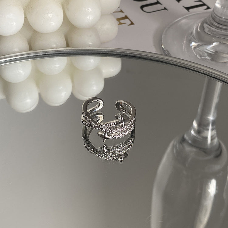 Tidal Vibes exquisite-zircon-cross-asterism-ring-for-women