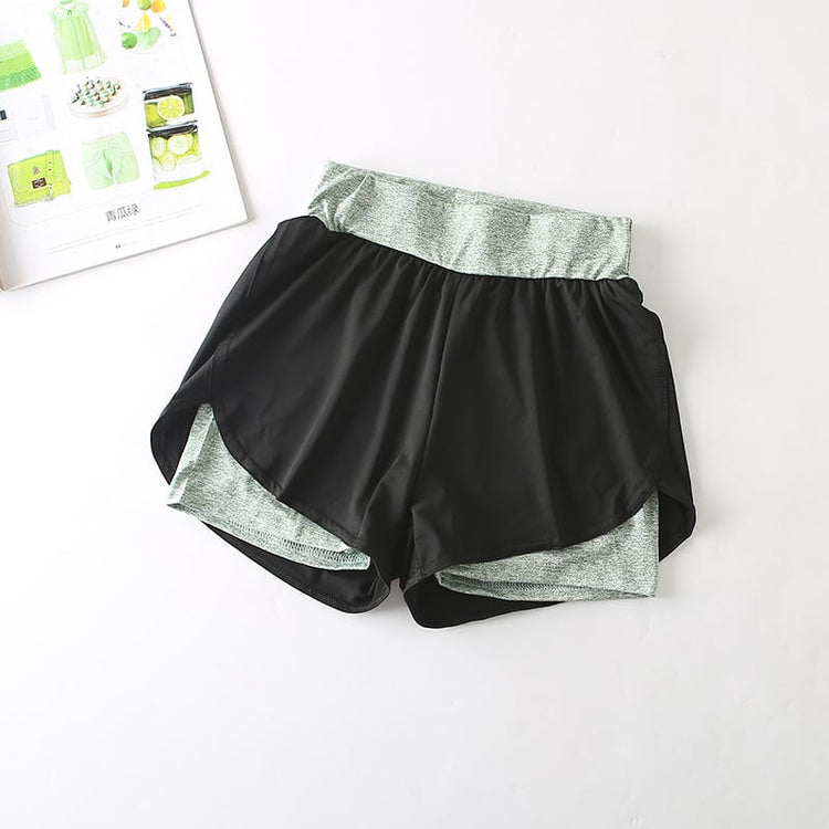 Tidal Vibes quick-drying-high-waist-sports-shorts-for-active-wear