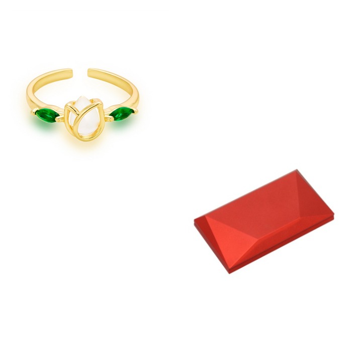 Tidal Vibes rotating-rose-ring-gift-box